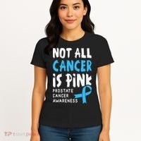 Not All Cancer Is Pink Prostate Cancer Awareness Support Women's T-Shirt thumb 4