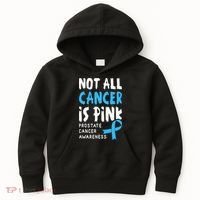 Not All Cancer Is Pink Prostate Cancer Awareness Support Kids Hoodie thumb 0