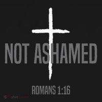 Not Ashamed Cross Inspirational Christian Religious Bible T-Shirt thumb 7