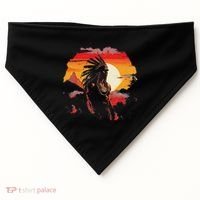 Native American Chief Tribes Culture Sacred Sioux USA-Made Doggie Bandana thumb 0