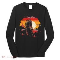 Native American Chief Tribes Culture Sacred Sioux Long Sleeve Shirt thumb 0