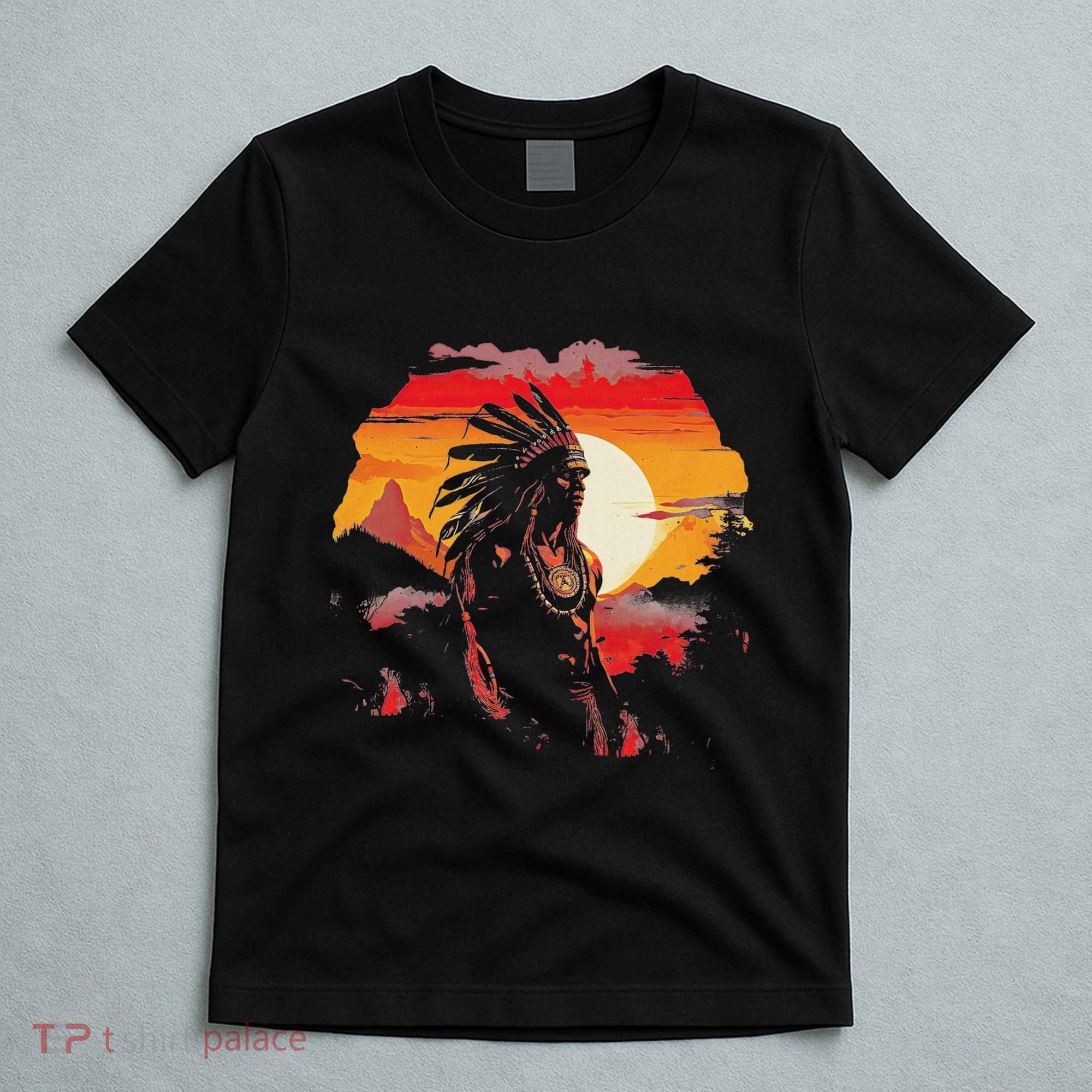 Native American Chief Tribes Culture Sacred Sioux T-Shirt