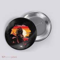 Native American Chief Tribes Culture Sacred Sioux Button thumb 0