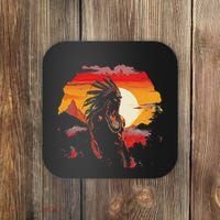 Native American Chief Tribes Culture Sacred Sioux Coaster thumb 0