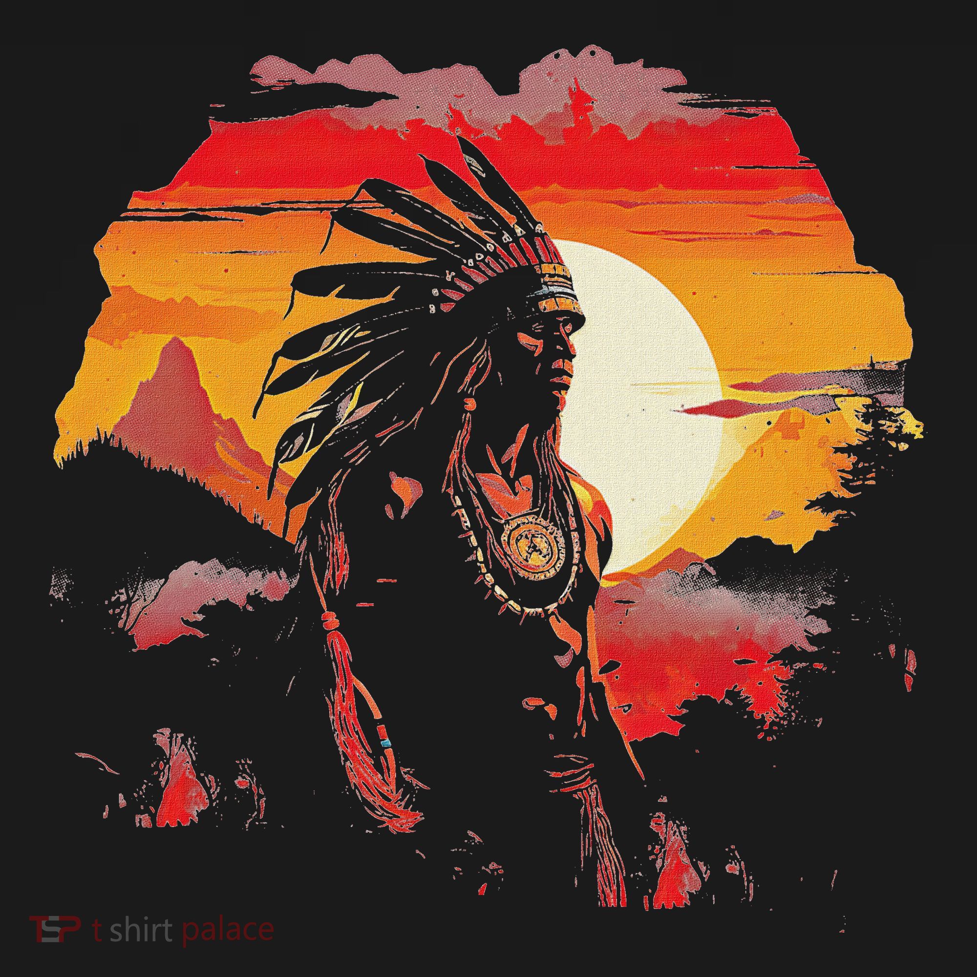 Native American Chief Tribes Culture Sacred Sioux Women's Hoodie