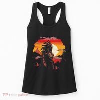 Native American Chief Tribes Culture Sacred Sioux Women's Tank Top thumb 0