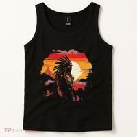 Native American Chief Tribes Culture Sacred Sioux Tank Top thumb 2