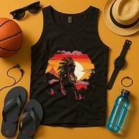 Native American Chief Tribes Culture Sacred Sioux Tank Top thumb 4