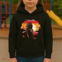 Native American Chief Tribes Culture Sacred Sioux Kids Hoodie thumb 3