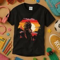 Native American Chief Tribes Culture Sacred Sioux Kids T-Shirt thumb 3
