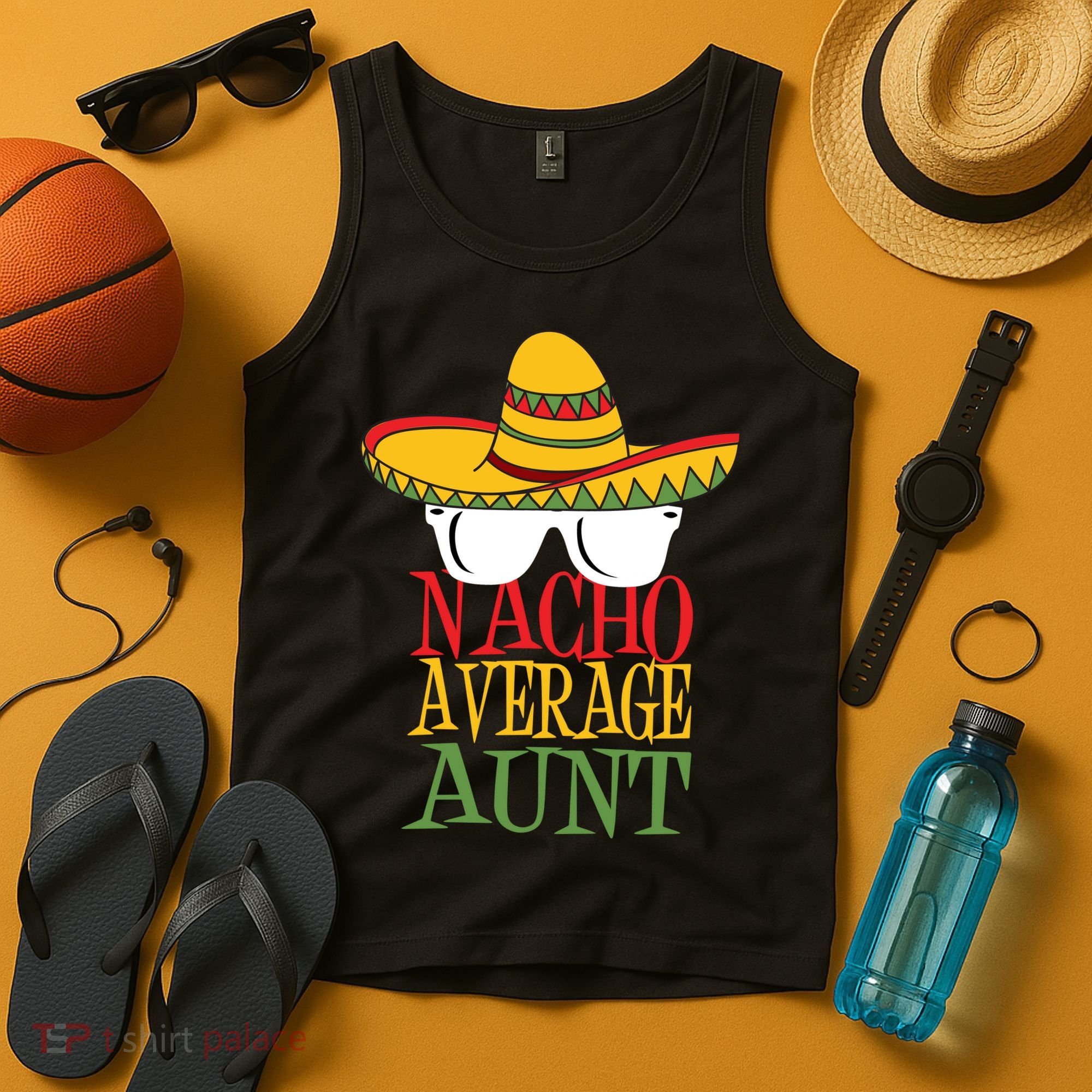 Nacho Average Aunt Tank Top