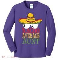 Nacho Average Aunt Kids Long Sleeve Shirt thumb 0