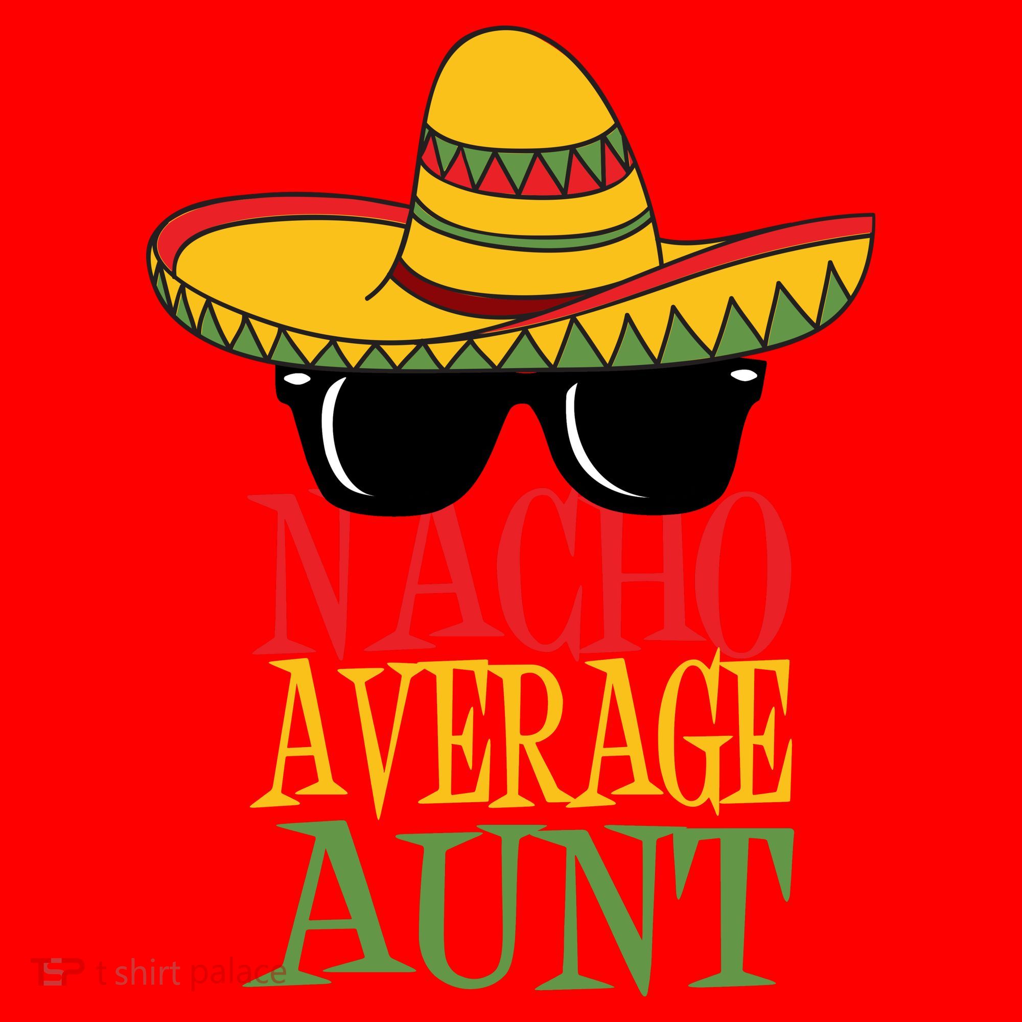 Nacho Average Aunt Santa Hat