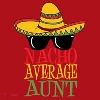 Nacho Average Aunt Christmas Stocking thumb 1