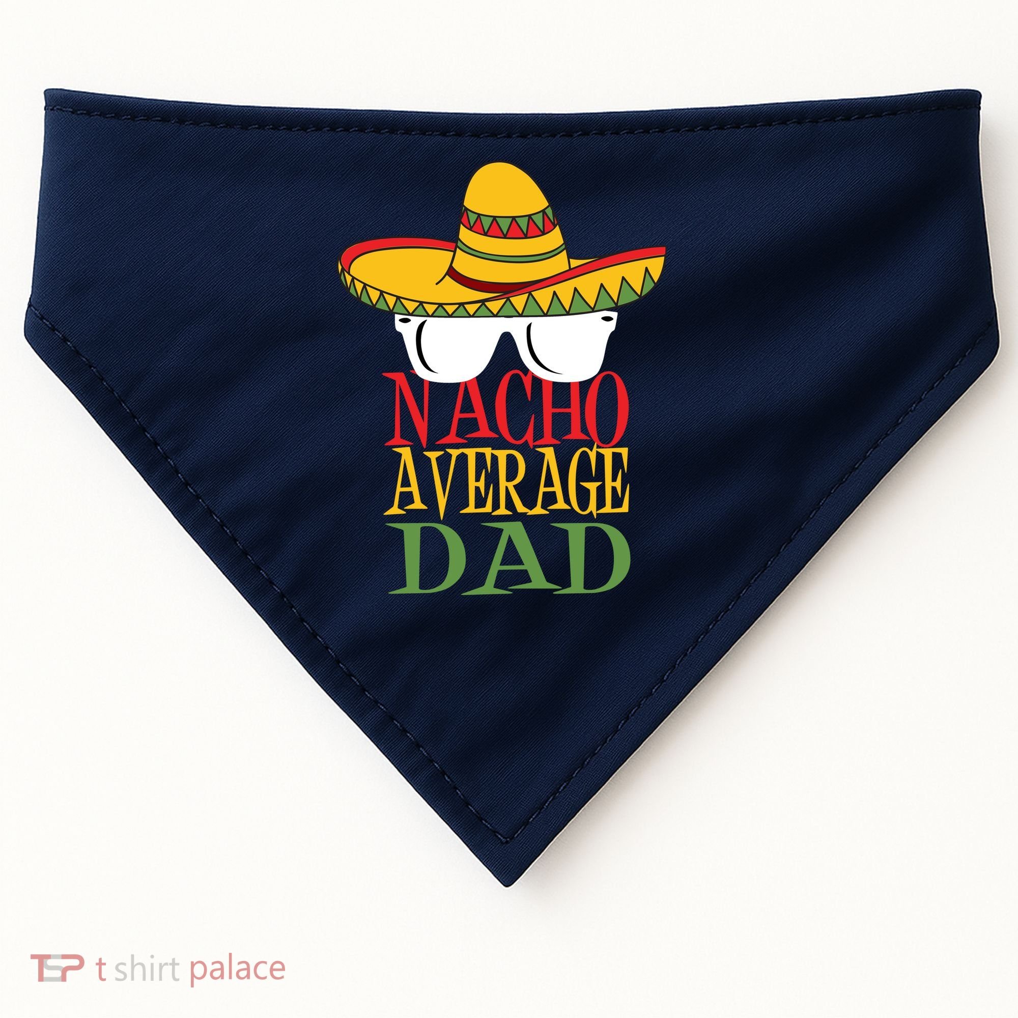 Nacho Average Dad USA-Made Doggie Bandana