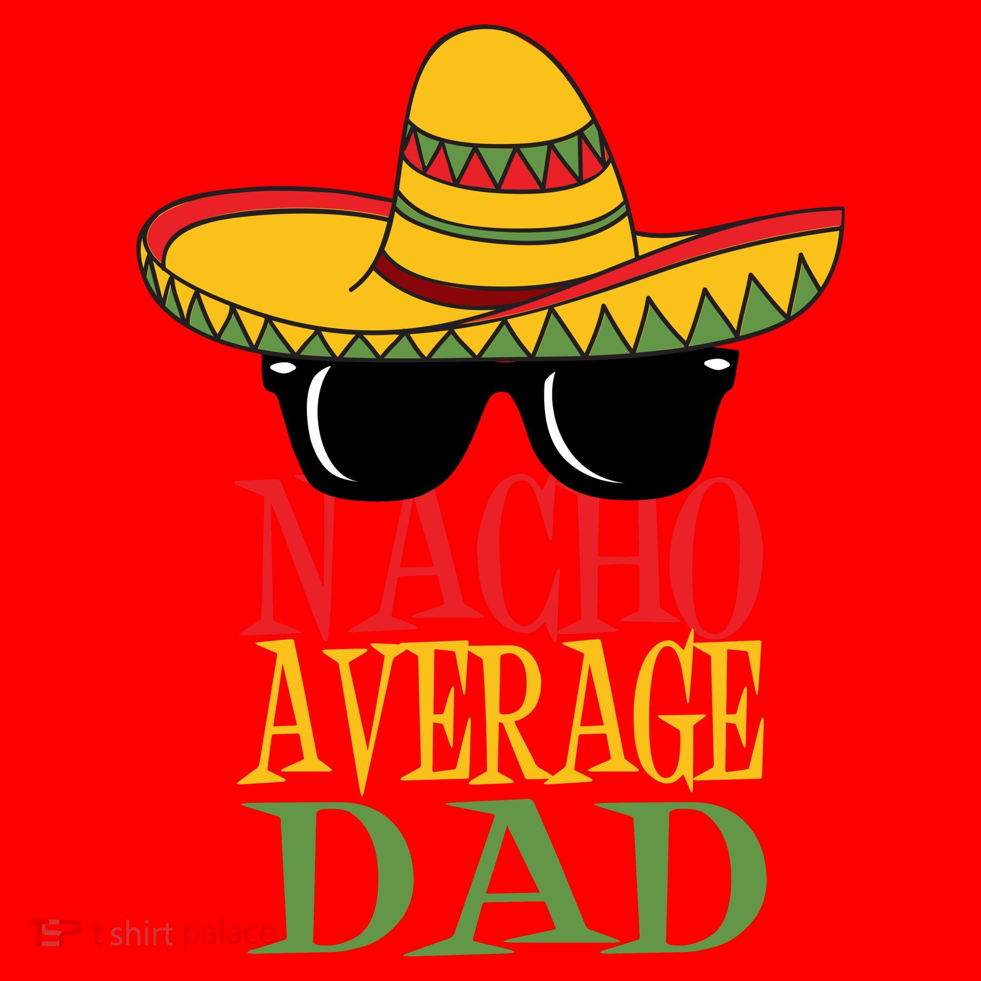 Nacho Average Dad Santa Hat