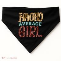 Nacho Average Girl USA-Made Doggie Bandana thumb 0