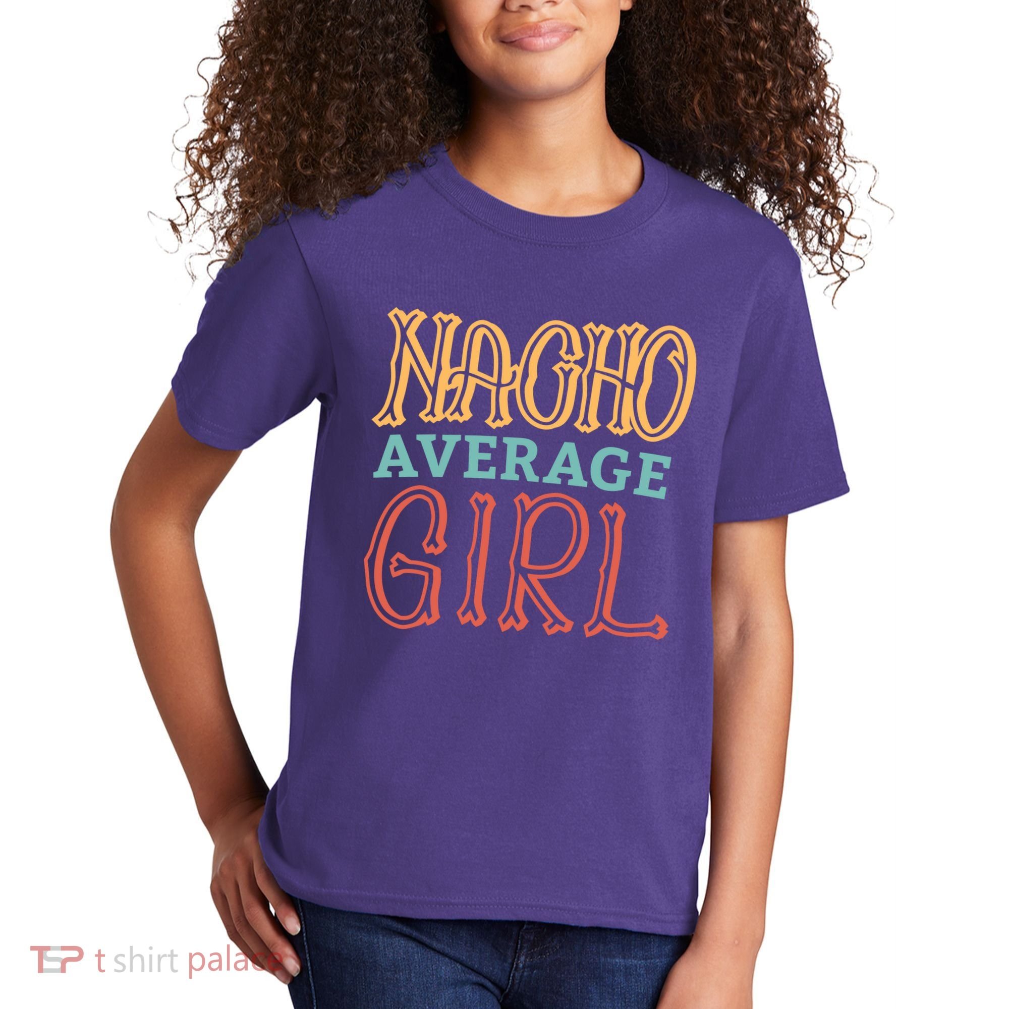 Nacho Average Girl Kids T-Shirt