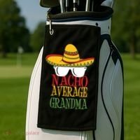 Nacho Average Grandma Golf Towel thumb 2