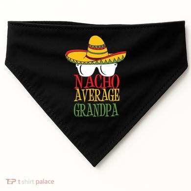 Nacho Average Grandpa USA-Made Doggie Bandana