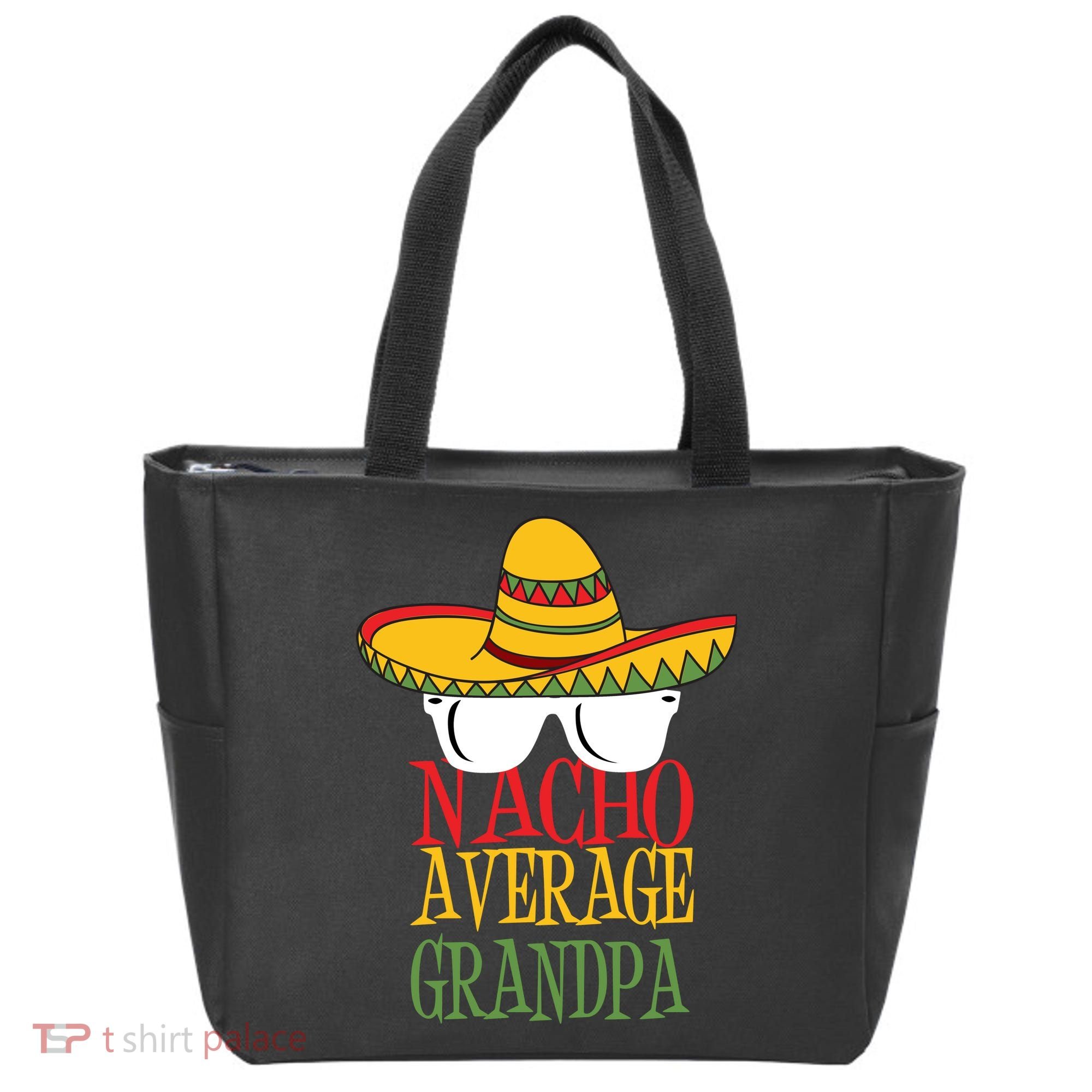 Nacho Average Grandpa Tote Bag