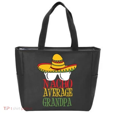 Nacho Average Grandpa Tote Bag