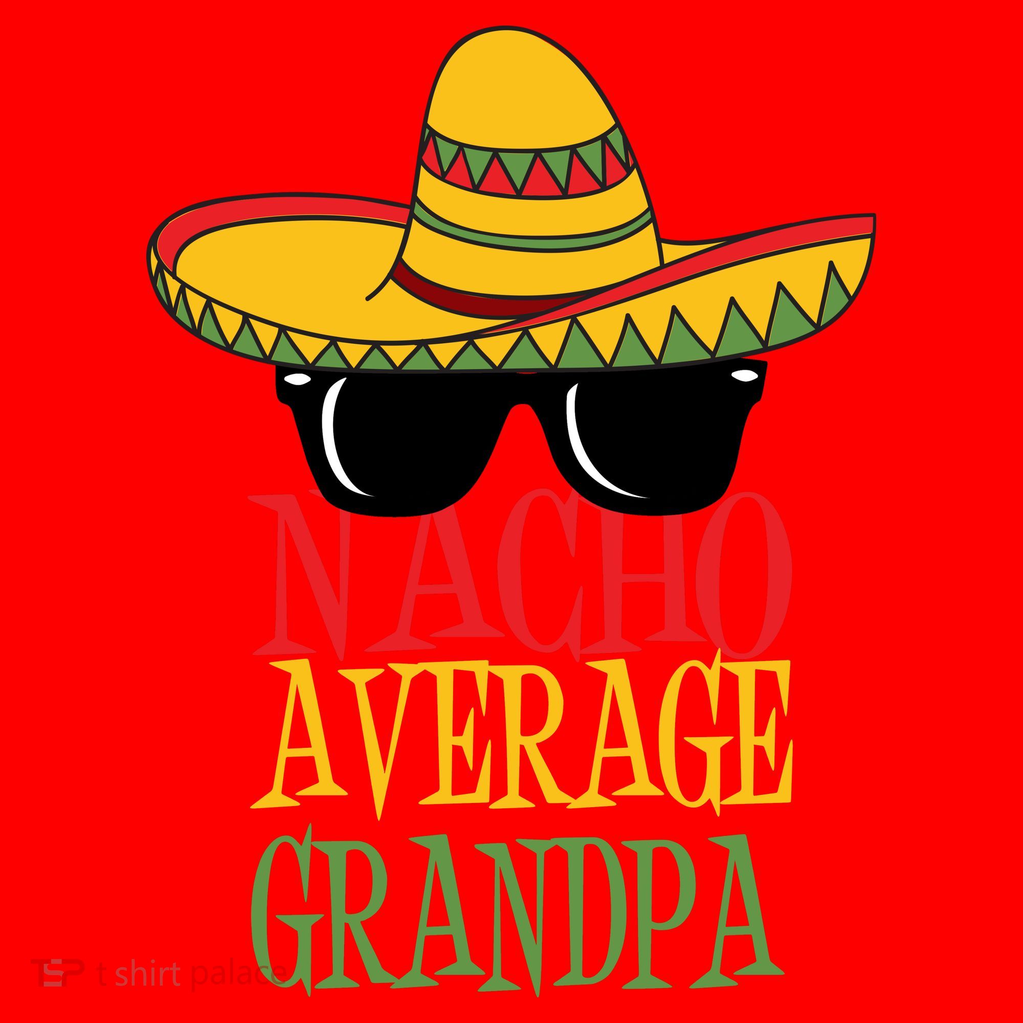 Nacho Average Grandpa Santa Hat