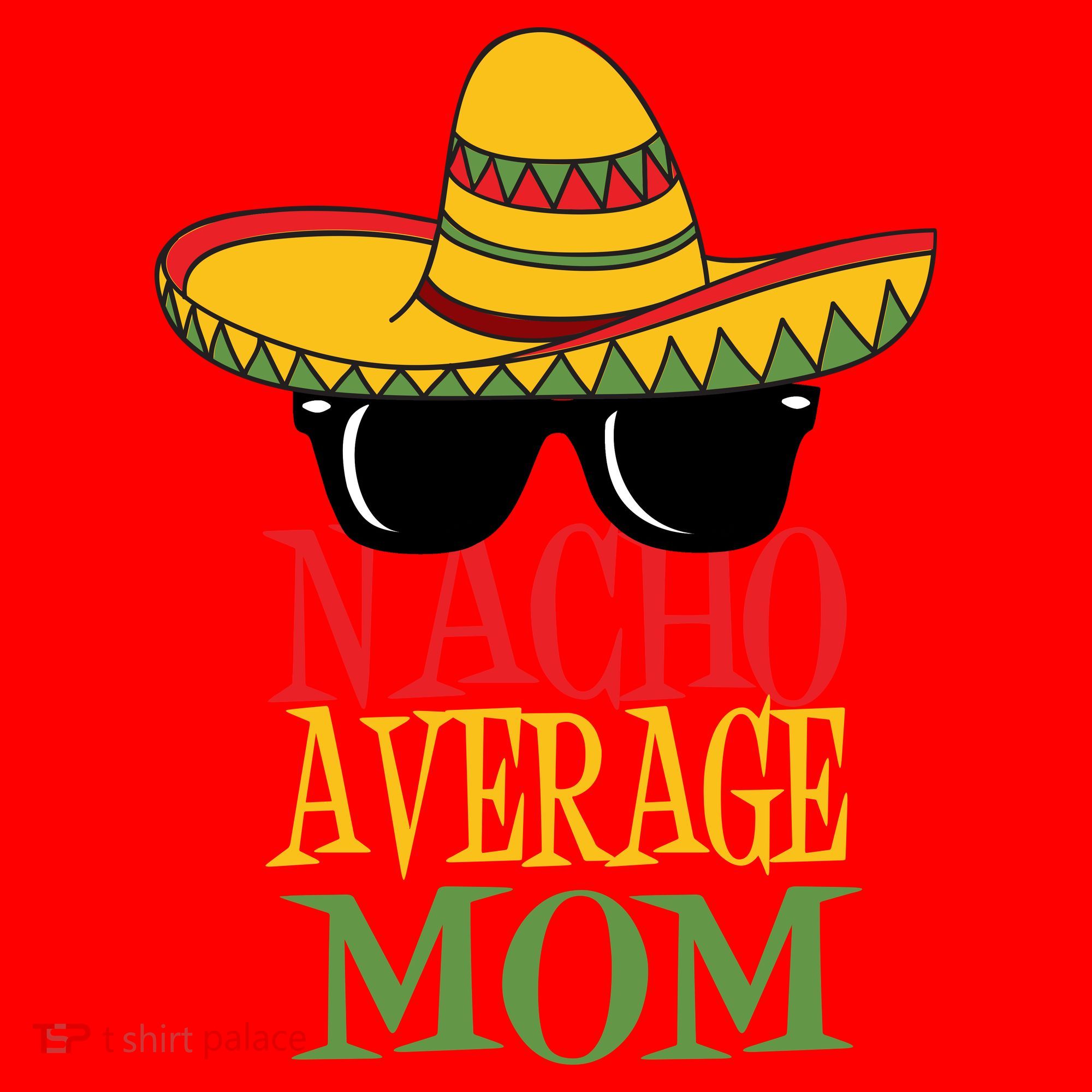 Nacho Average Mom Santa Hat