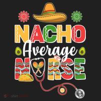 Nacho Average Nurse Cinco De Mayo Golf Towel thumb 3