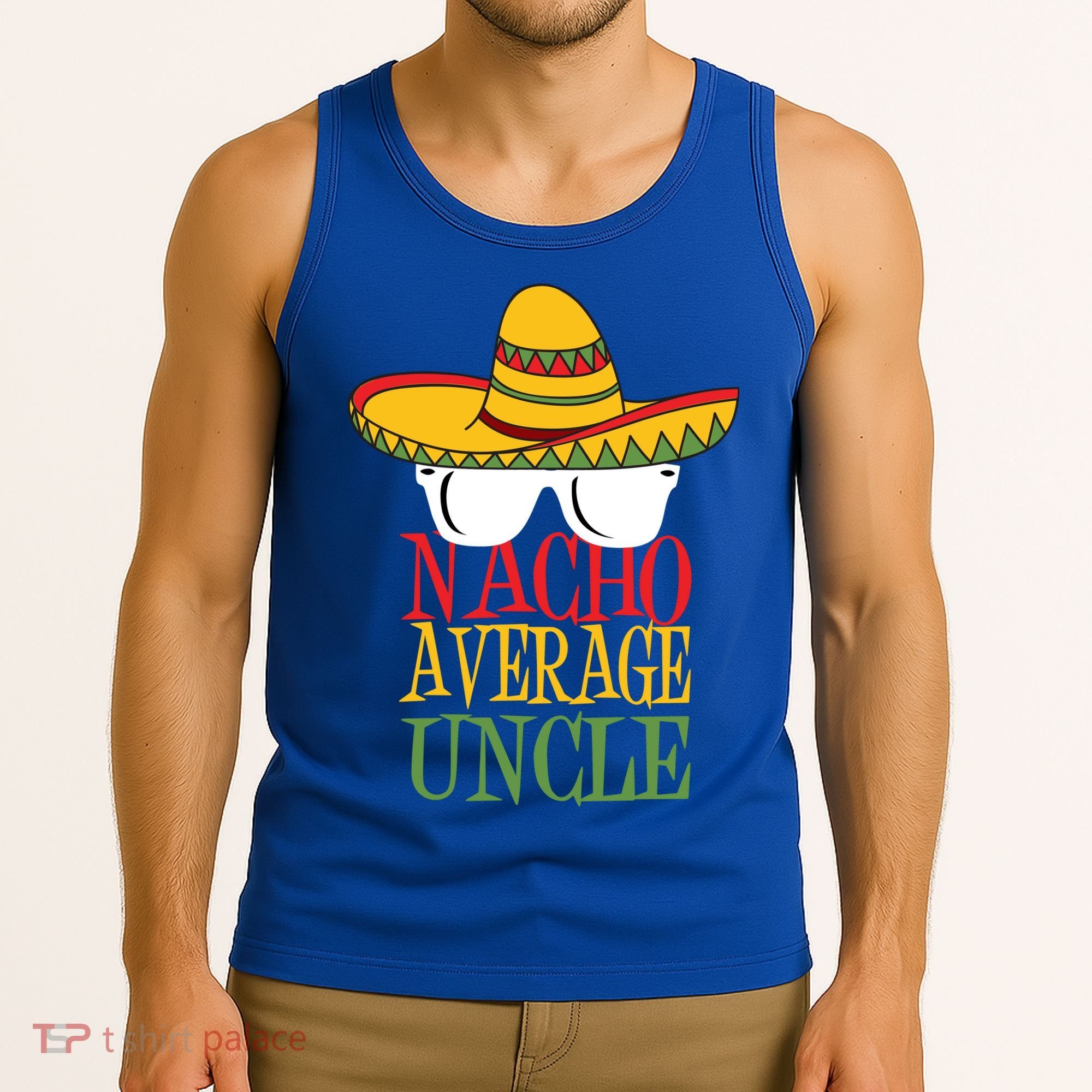 Nacho Average Uncle Tank Top