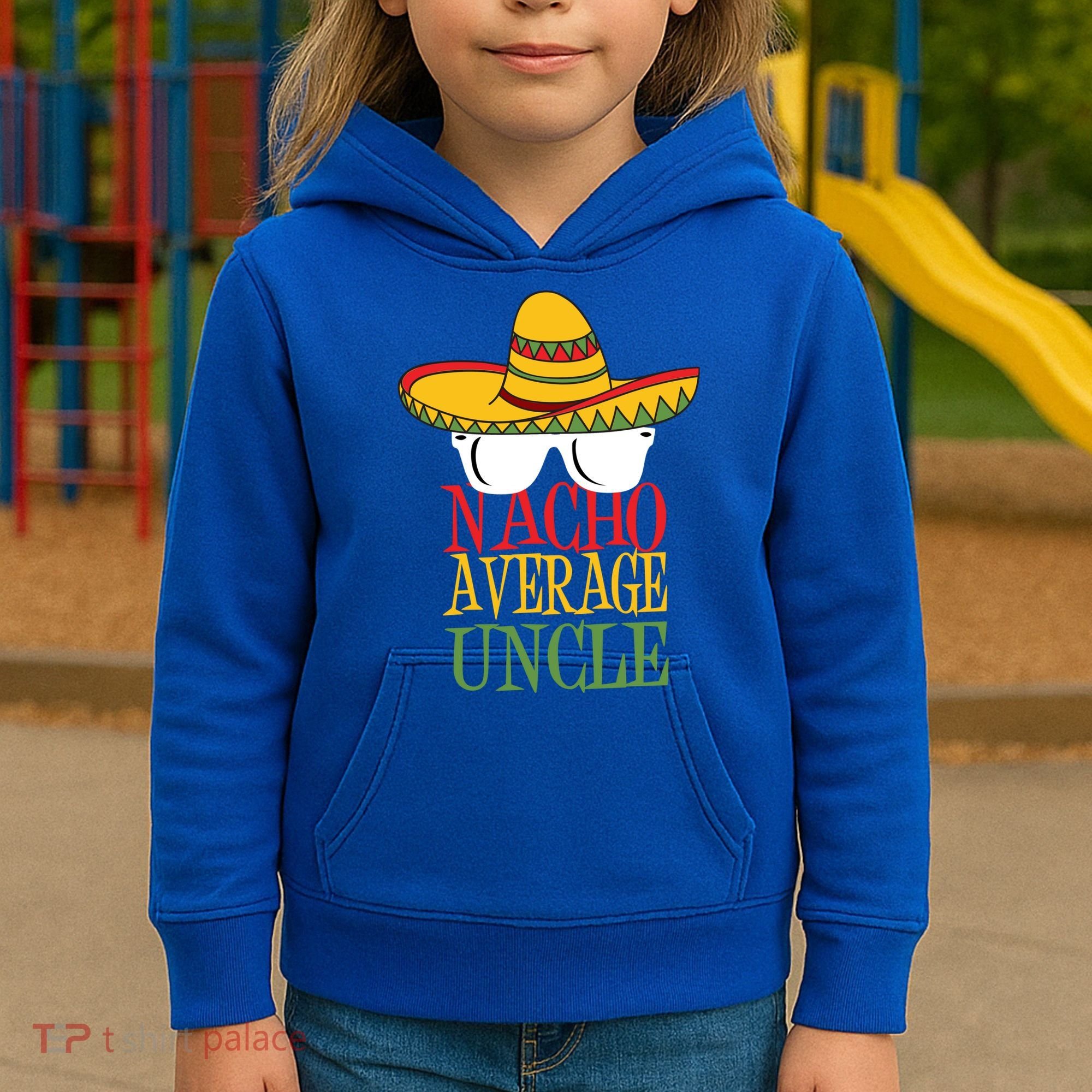 Nacho Average Uncle Kids Hoodie