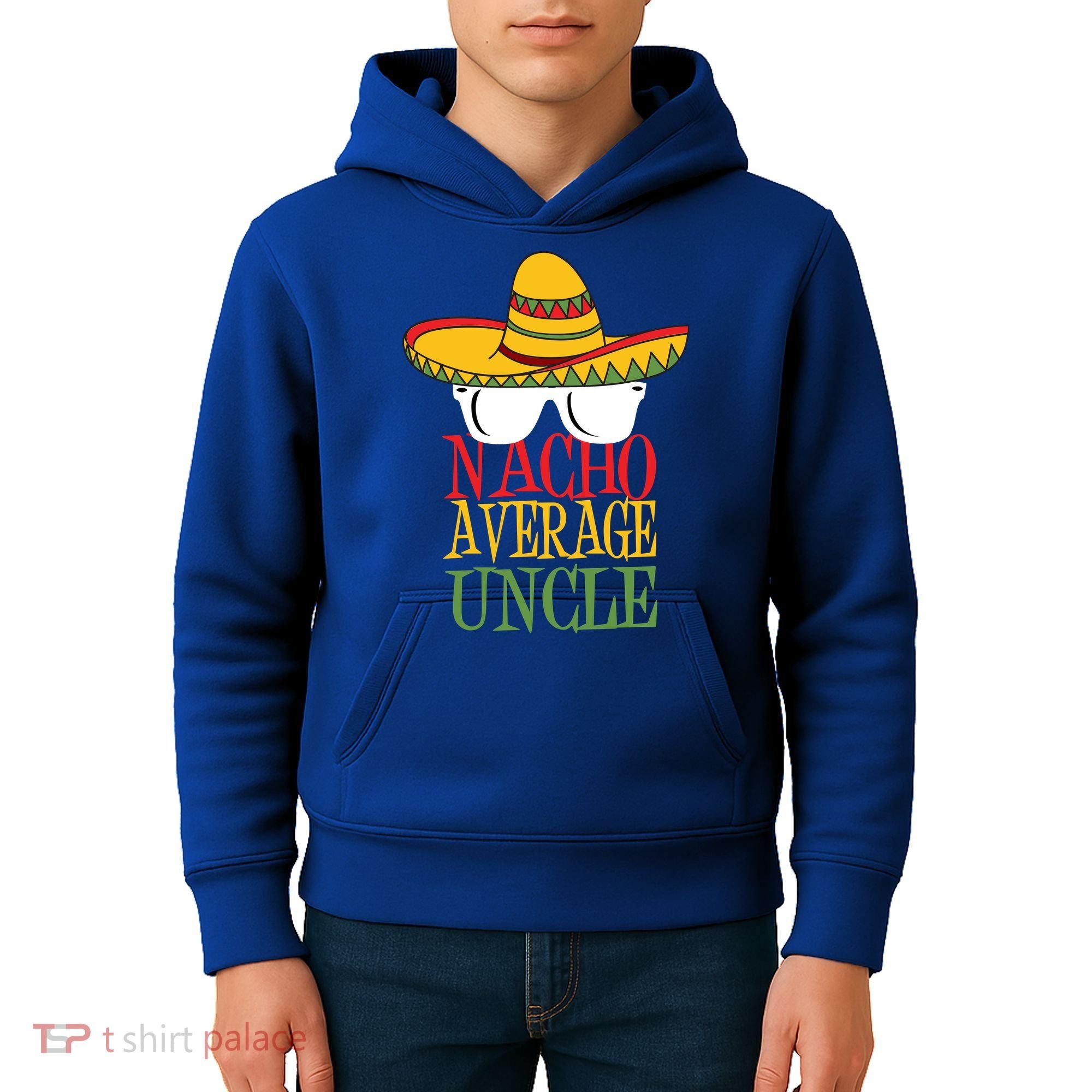 Nacho Average Uncle Kids Hoodie
