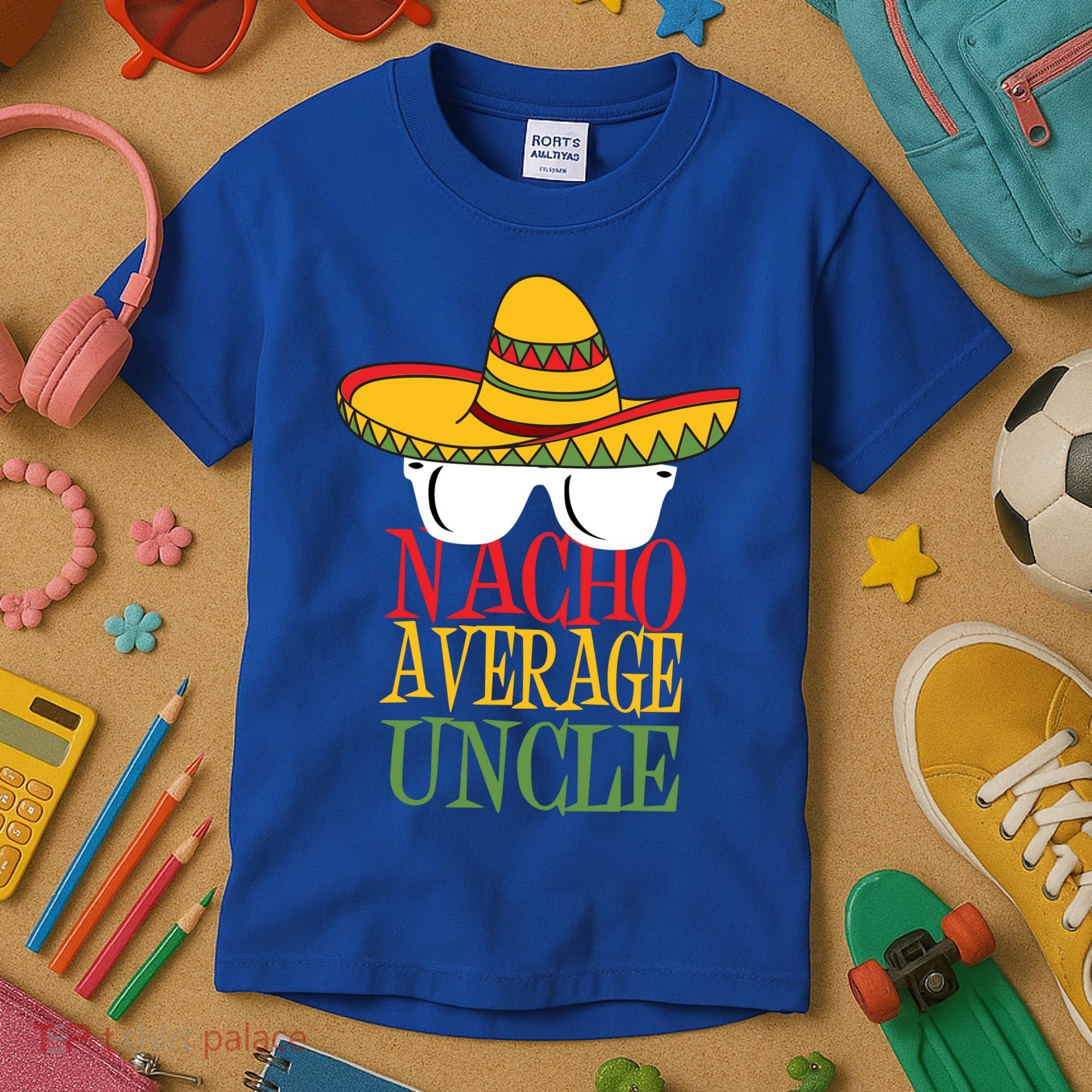 Nacho Average Uncle Kids T-Shirt