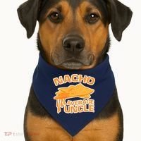 Nacho Average Uncle Funny USA-Made Doggie Bandana thumb 1