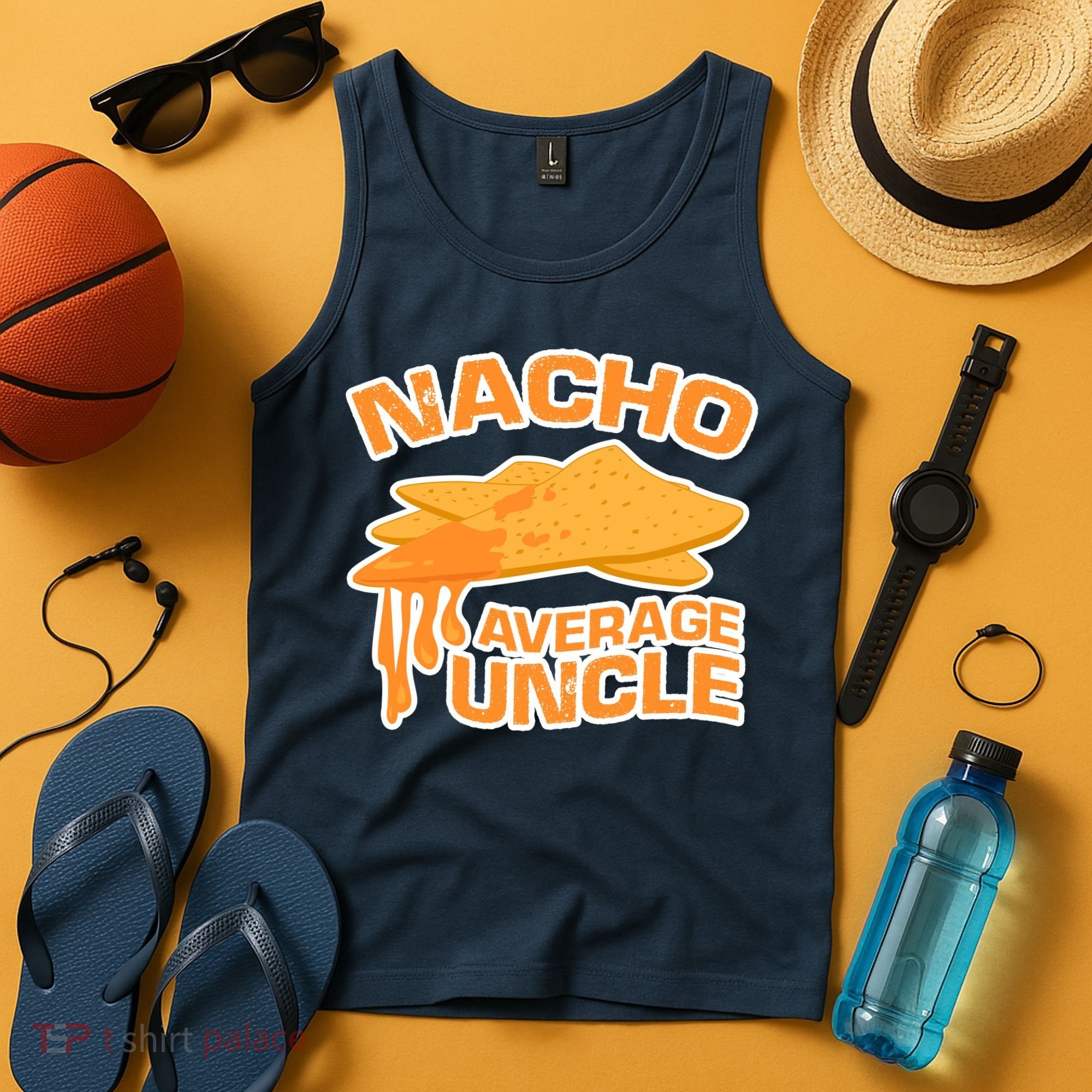 Nacho Average Uncle Funny Tank Top