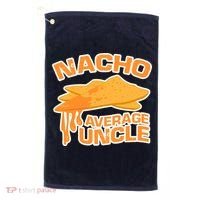 Nacho Average Uncle Funny Golf Towel thumb 0