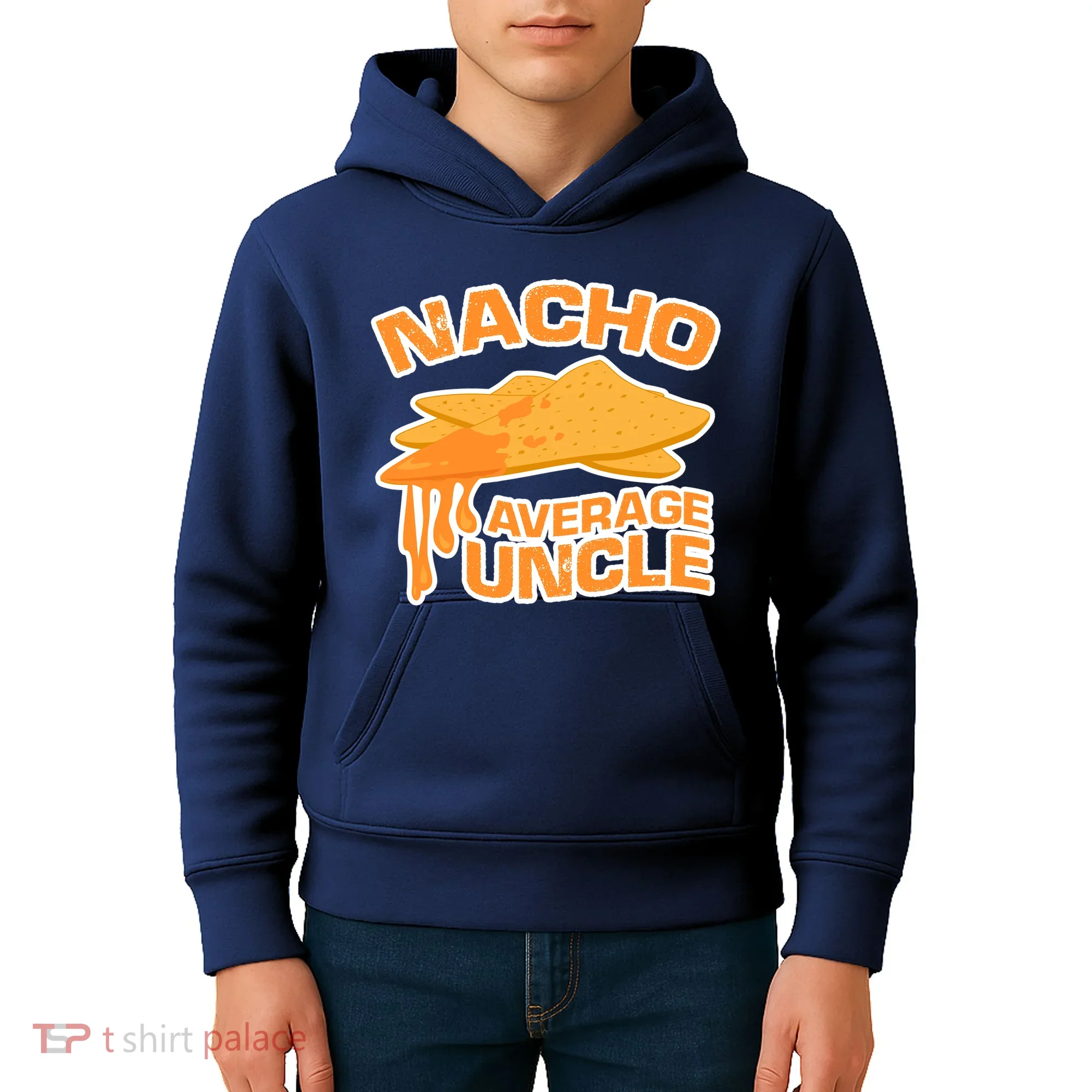 Nacho Average Uncle Funny Kids Hoodie