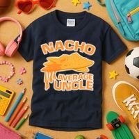 Nacho Average Uncle Funny Kids T-Shirt thumb 3