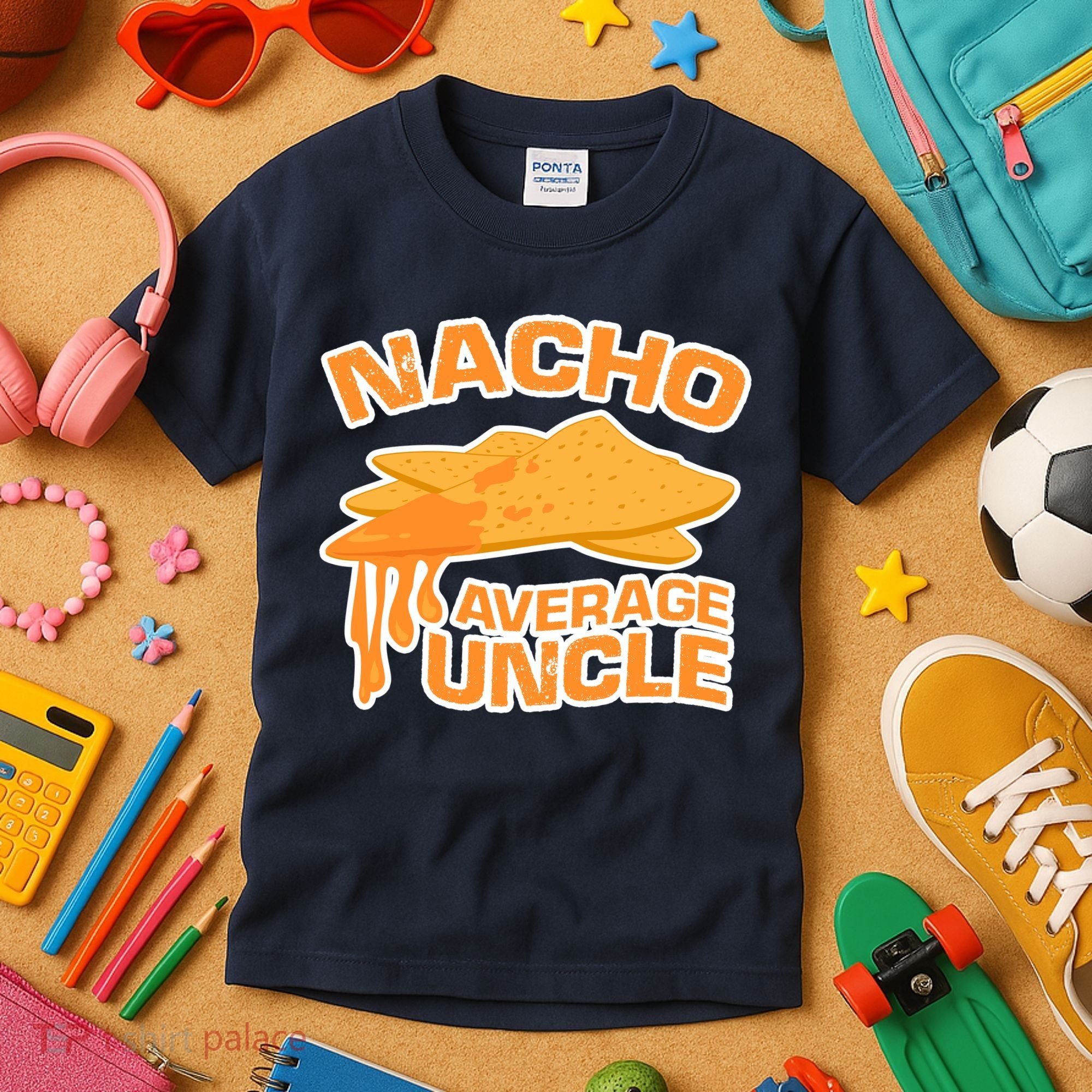 Nacho Average Uncle Funny Kids T-Shirt
