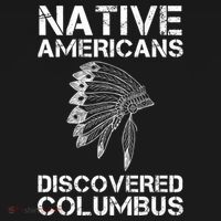 Native Americans Discovered Columbus Native American Day Gift Doggie Tank thumb 4