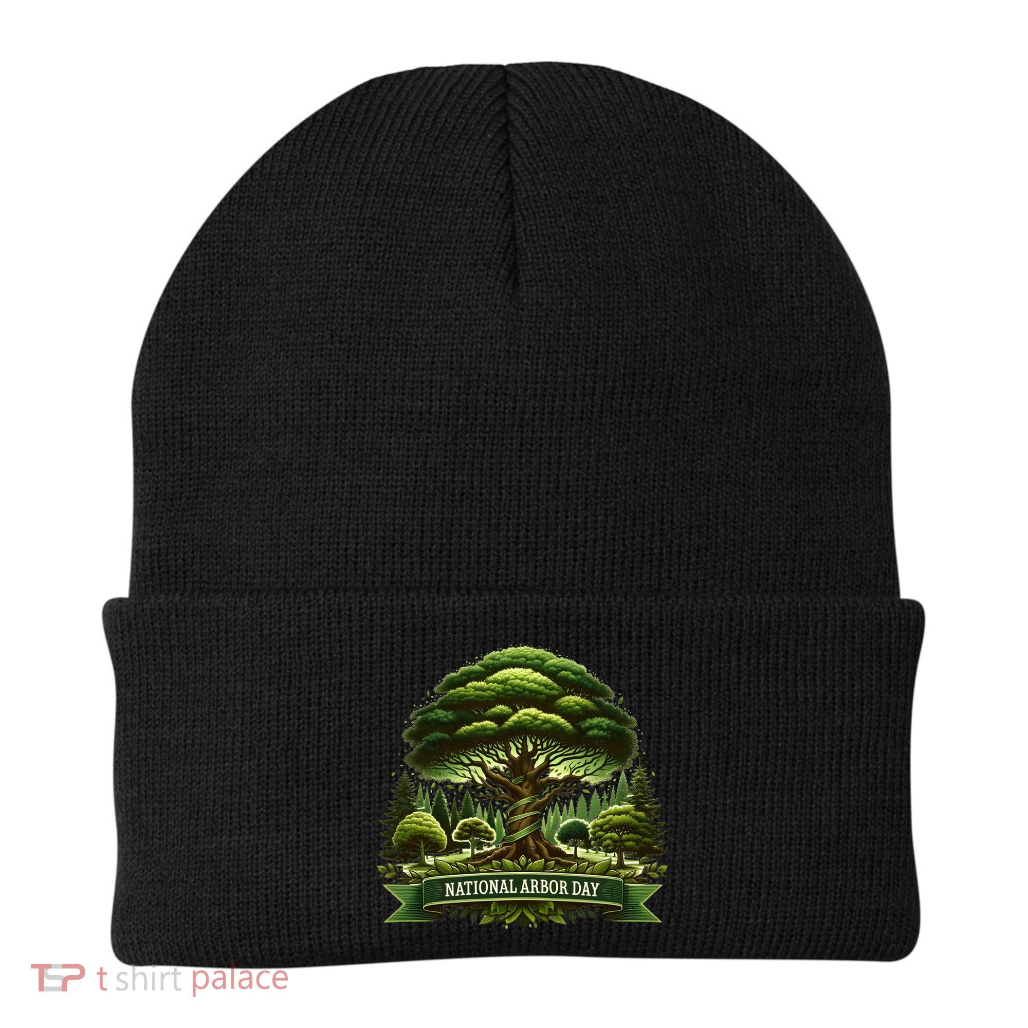 National Arbor Day Tree Care Happy Arbor Day Funny Gift Beanie