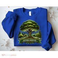 National Arbor Day Tree Care Happy Arbor Day Funny Gift Sweatshirt thumb 2