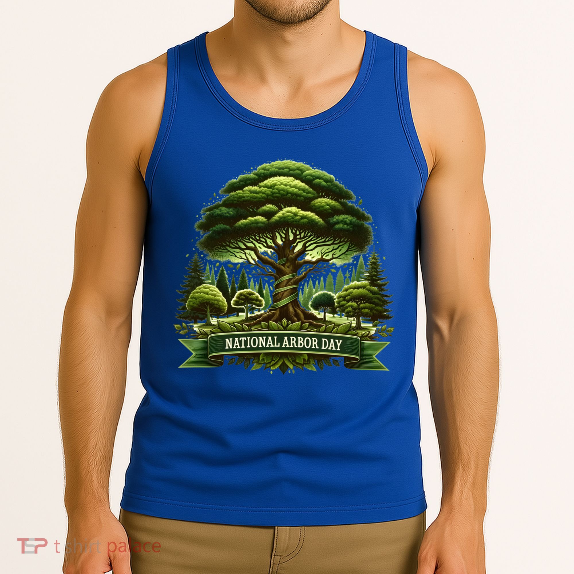 National Arbor Day Tree Care Happy Arbor Day Funny Gift Tank Top