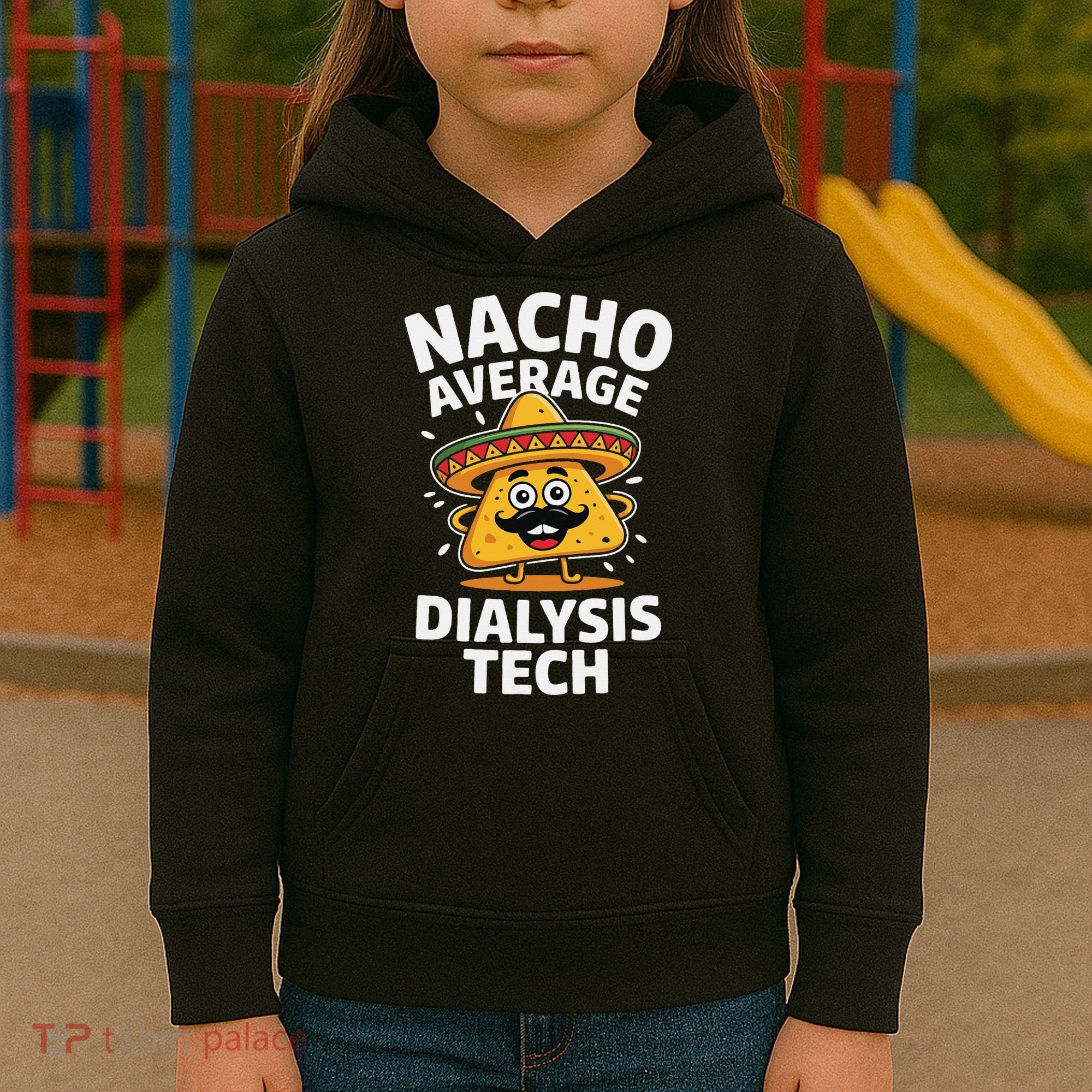 Nacho Average Dialysis Tech Kids Hoodie