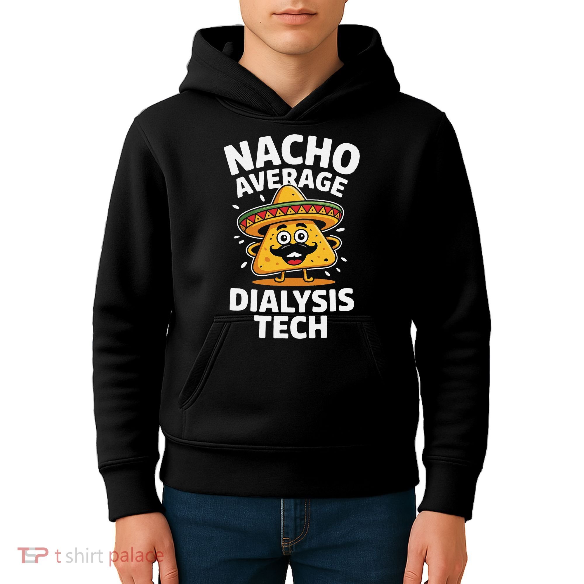 Nacho Average Dialysis Tech Kids Hoodie