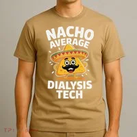 Nacho Average Dialysis Tech T-Shirt thumb 3
