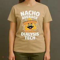 Nacho Average Dialysis Tech T-Shirt thumb 4
