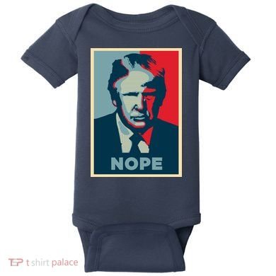 Donald Trump Nope  Baby Bodysuit