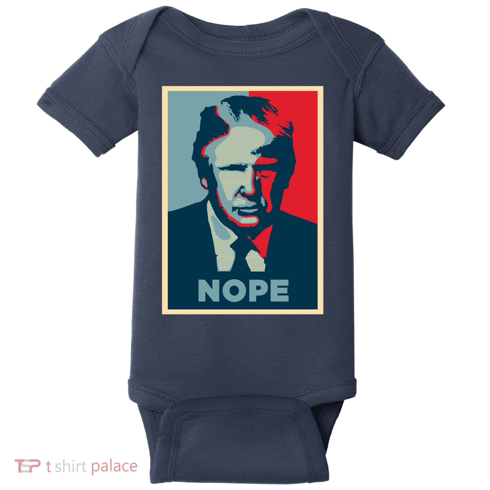 Donald Trump Nope  Baby Bodysuit