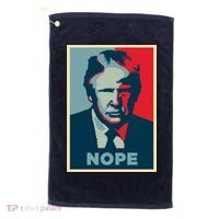 Donald Trump Nope  Golf Towel thumb 0